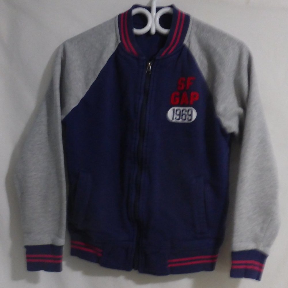 GAP KIDS, full zip front, multicolored sporty jacket, size xl, 12 years, GUC